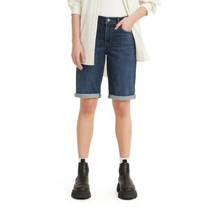 Levi's Women's Classic Bermuda Jean Shorts Medium Blue Denim - 18W 22W 24W